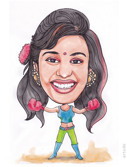 handmade caricature gift Bangalore
