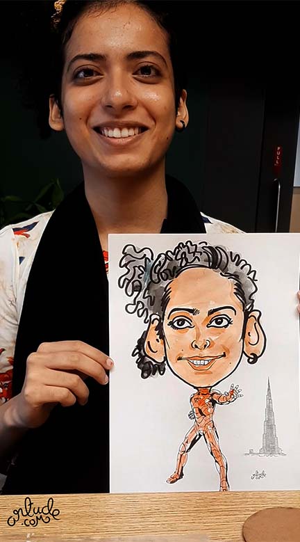 caricature workshop and live caricature Bangalore