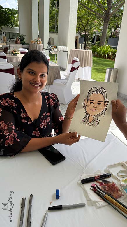 caricature workshop and live caricature Bangalore
